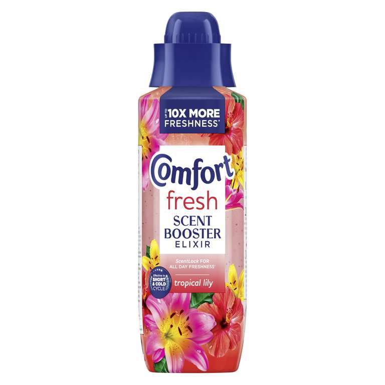 Comfort Fresh Tropical Lily Scent Booster with ScentLock Technology Elixir for up to 10x More Freshness* 460 ml