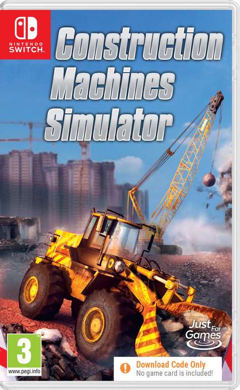 Construction Machines Simulator - Nintendo Switch Game - Code-in-box