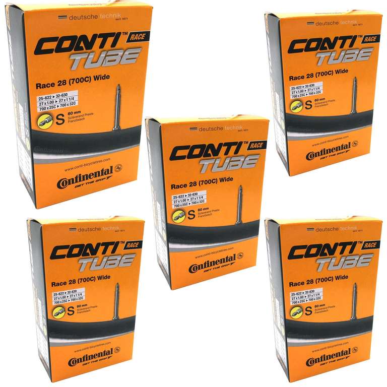 Continental Race 28 700 x 20-25c Inner Tubes - 4 Pack