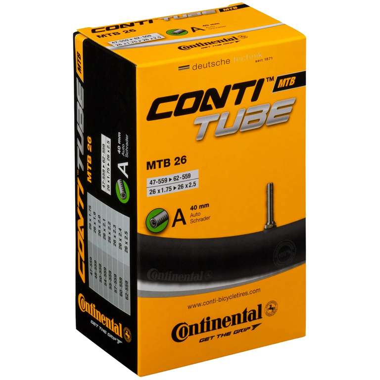 Continental Schrader Valve MTB 26 X 1.75 - 2.5 inch 47/62-559 AV, 40 mm