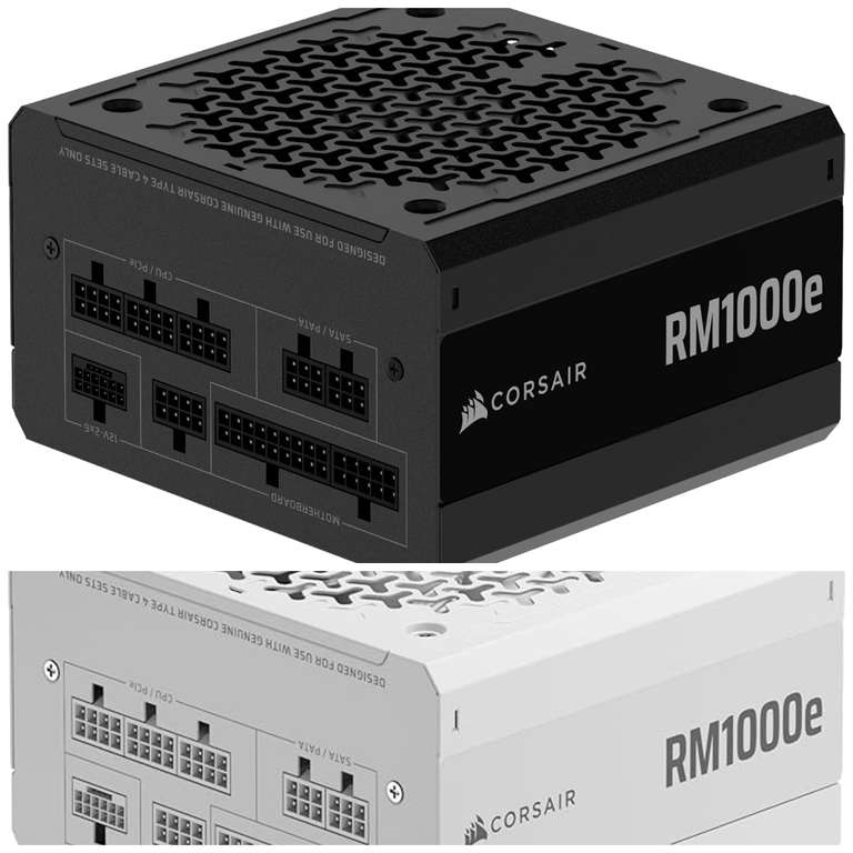 CORSAIR RM1000e (2025) Fully Modular 80+Gold ATX 3.1 & PCIe 5.1 PSU Like New at Amazon Resale FBA