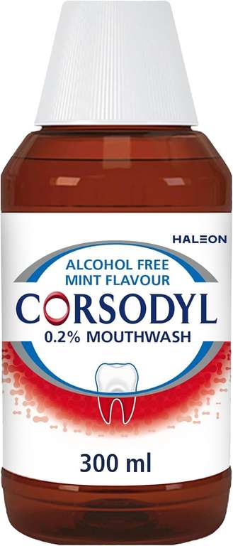 Corsodyl Mouthwash Gum Disease Treatment, Mint 300ml