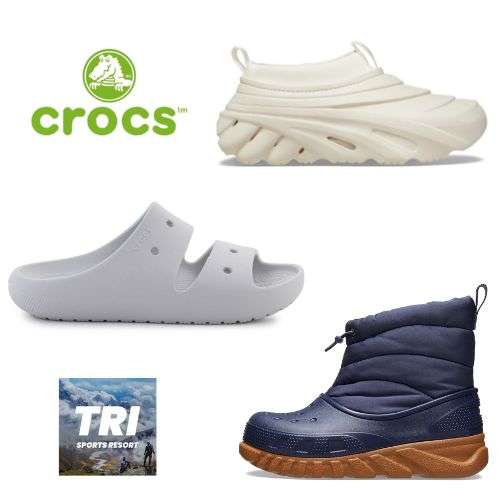 Crocs Clearance e.g Classic Sandal V2 Grey 4-5 / Echo Storm Clogs 4-5 £12.79 W/Codes - Sold By Tri Sports Resort (UK Mainland)