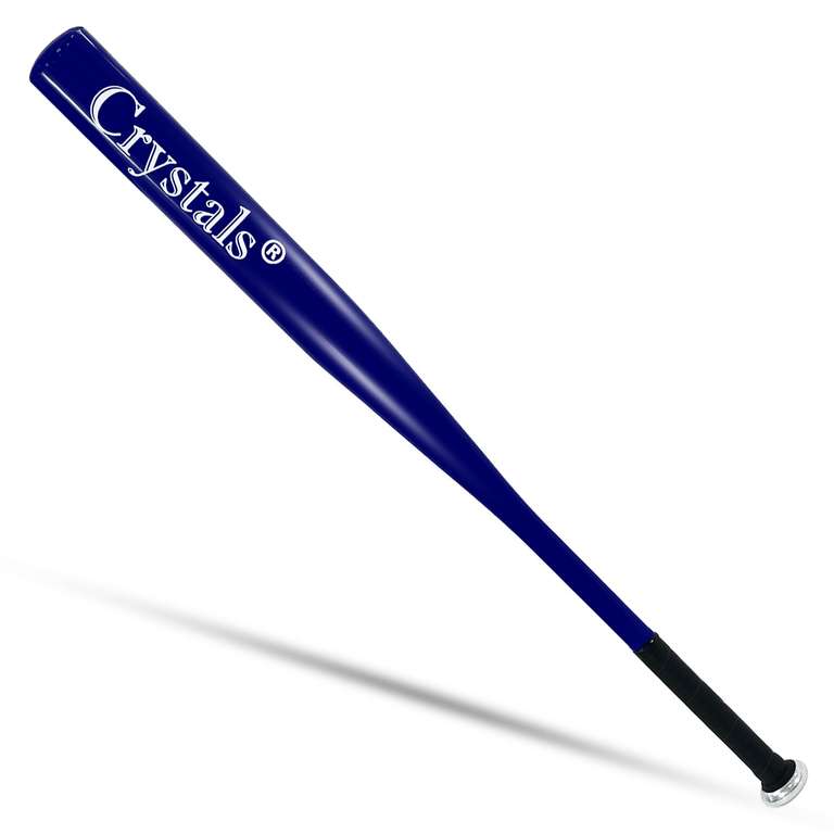 Crystals 32-Inch Aluminium Baseball Bat - Blue / Black / Red / Silver - Sold & Shipped by Denny Shop