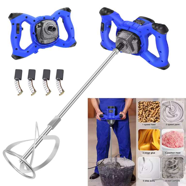 Dayplus Portable Agitator ( Cement Mixer / 2600W ) w/code+£1.52 possible credit@Zhitaozhang Tool Store(UK Despatch)