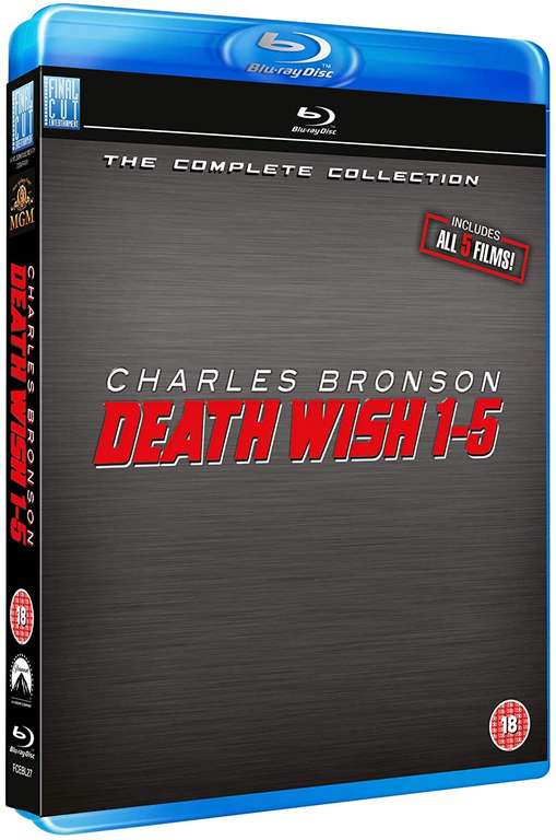 Death Wish Collection (1 - 5) - Blu-ray Set
