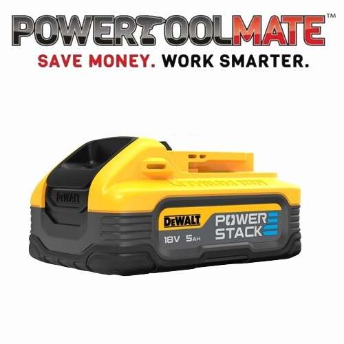 Dewalt DCBP518 18V 5.0ah XR Powerstack 5ah Battery Genuine - With code Powertoolmate