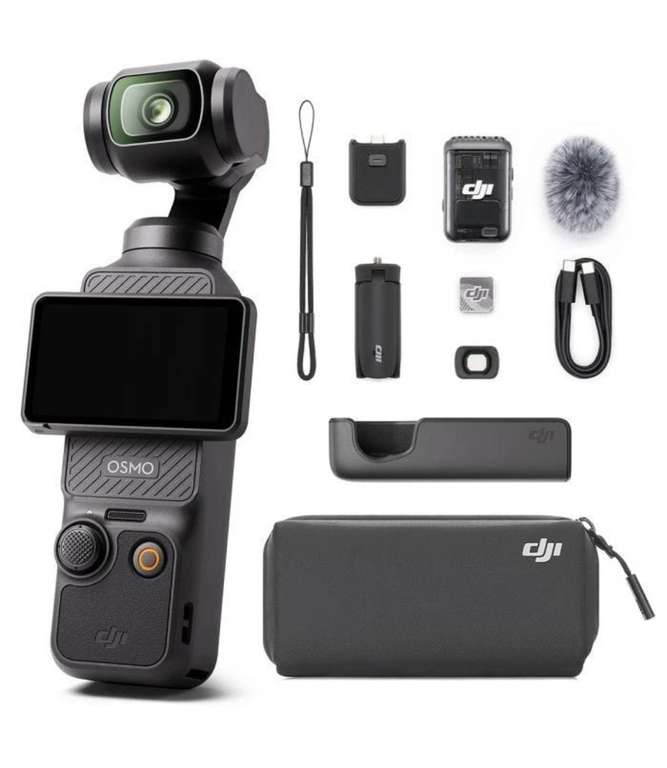 DJI Osmo Pocket 3 4K Gimbal Camera Creator Combo - W/Code - Camera Centre UK