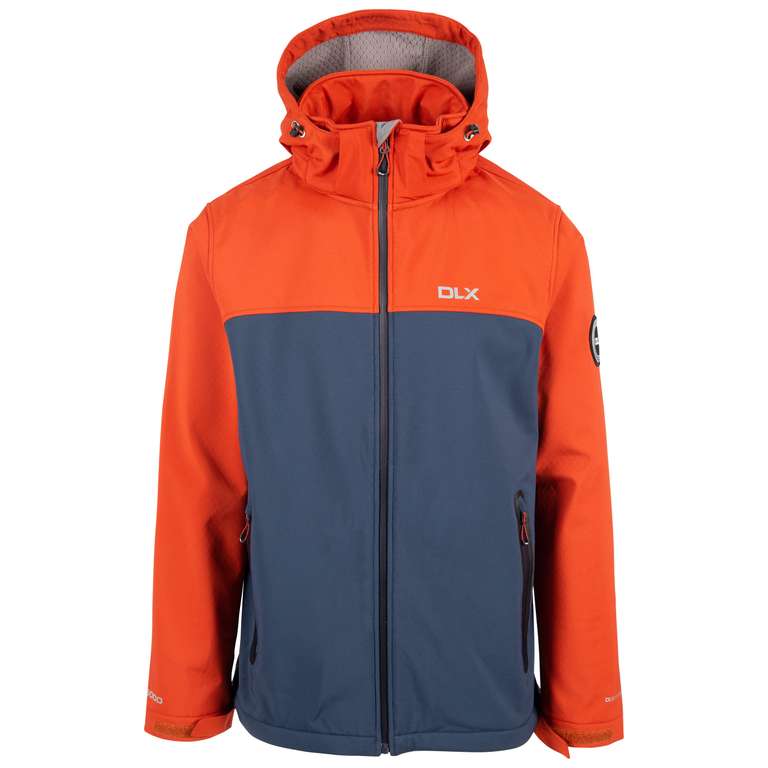 DLX Men's Softshell Jacket Moyler - Waterproof: 15000mm, Breathable: 10000mvp, Windproof