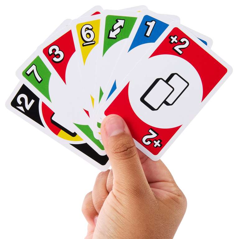 DOS Second Edition Family Card Game with Updated Rules for Kids and Adults, Game Night, Travel, Camping and Party, UNO Cards, HNN01