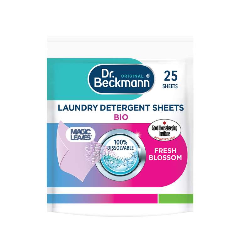 Dr Beckmann Landry detergent sheets Bio washing sheets 25pk