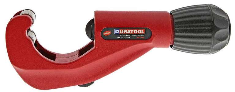 DURATOOL 6mm-42mm Metal Pipe Cutter with Deburring Tool
