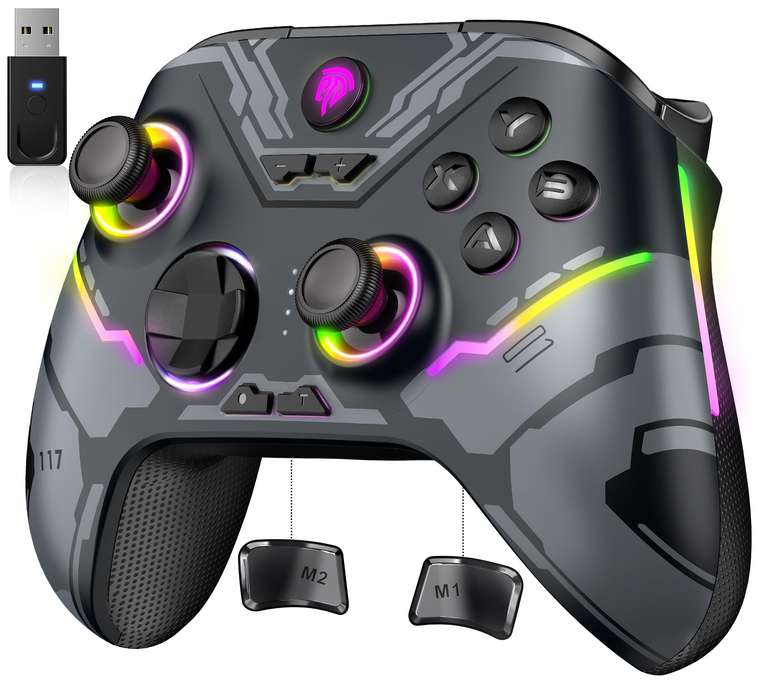 EasySMX X15 Wireless Controller with Hall Triggers, No Drift No Deadzone effect - Prime Exclusive. Sold by EasySMX UK Official FBA