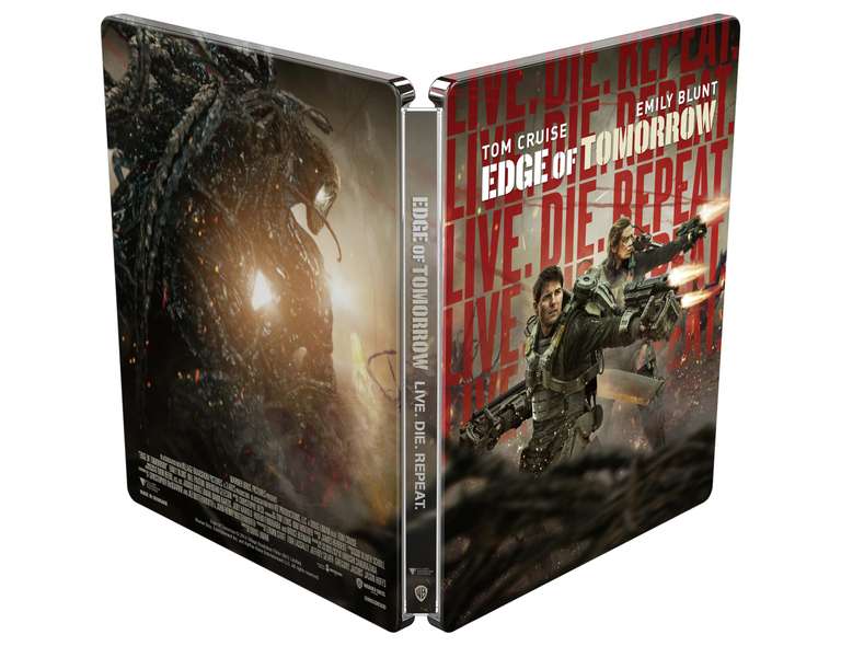 Edge of Tomorrow - 4k UHD + Blu Ray Steelbook