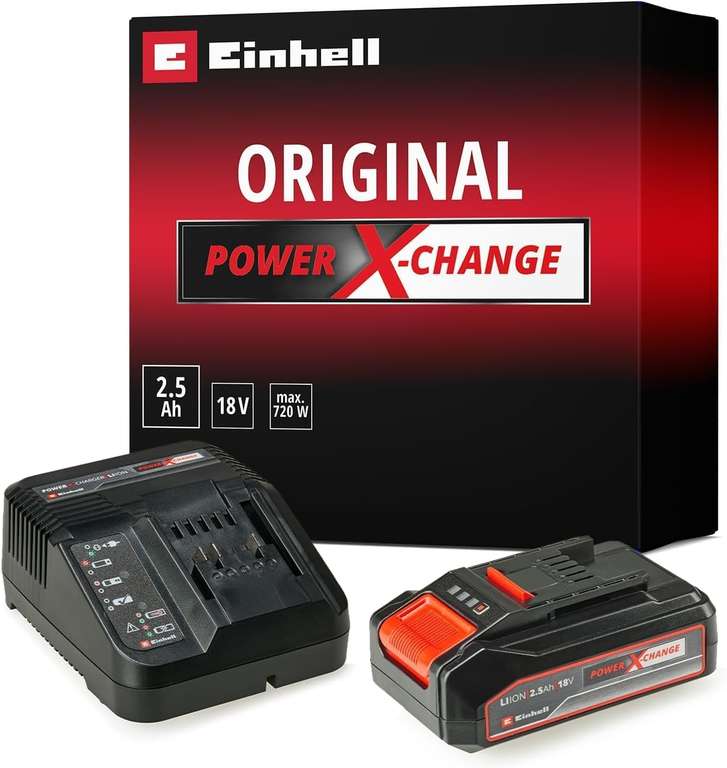 Einhell 18V 2.5Ah Li-Ion Battery and Charger Set