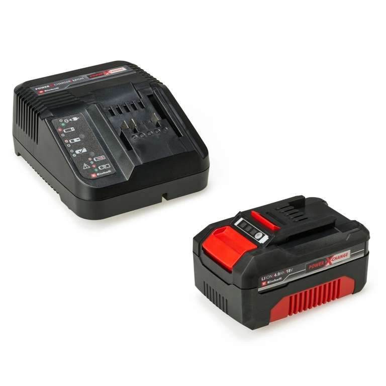 Einhell 4.0Ah Battery & Charger - 18V Power X-Change Starter Kit Refurb Grade A - sold by Einhell Official Store