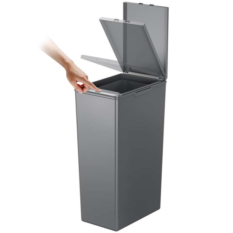 EKO Morandi 40L Kitchen Recycling Bin with Touch-Top Lid