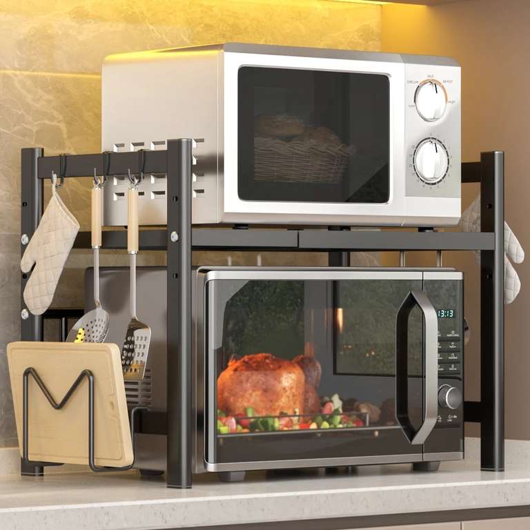 Expandable Microwave Shelf + cashback @ Ubravoo Direct Store (UK Stock)