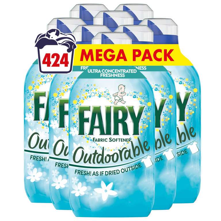Fairy Outdoorable Fabric Conditioner 424 Washes (8x53)