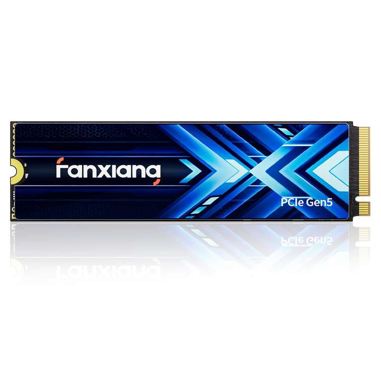 fanxiang 1TB NVMe SSD PCIe Gen5, Read/Write Up to 14000/7500 MB/s | Graphite Cooling Sticker, M.2 2280 PCIe 5.0, S910 sold by LDCEMS/FBA