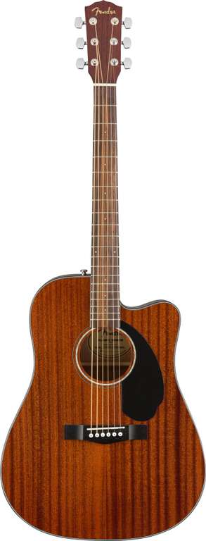 Fender CD-60SCE Acoustic Electric Guitar, All-Mahogany, Natural 4/4 - Lightning Deal