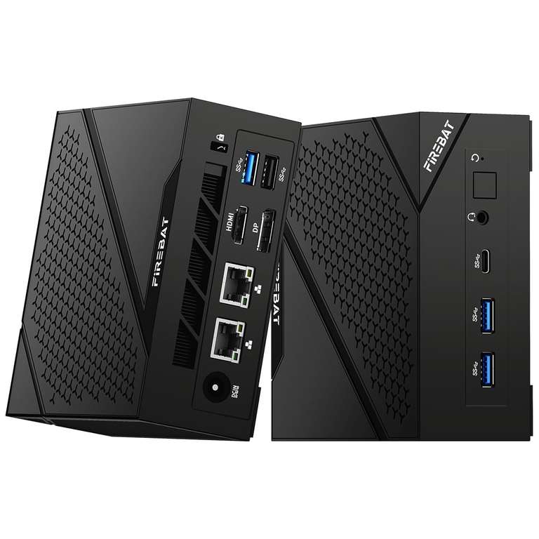 FIREBAT Mini Gaming PC Desktop, AMD Ryzen 5 6600H (6C/12T up to 4.5GHz), 16GB LPDDR5 512GB SSD Sold by Firebat Shop UK / FBA