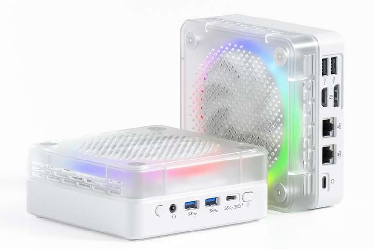 Firebat MN56 Mini PC AMD Ryzen 7 8745HS 16GB DDR5 512GB SSD (With Code) Sold by Firebat Flagship UK Store