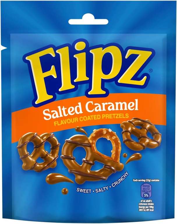 Flipz Salted Caramel Pretzels 90g