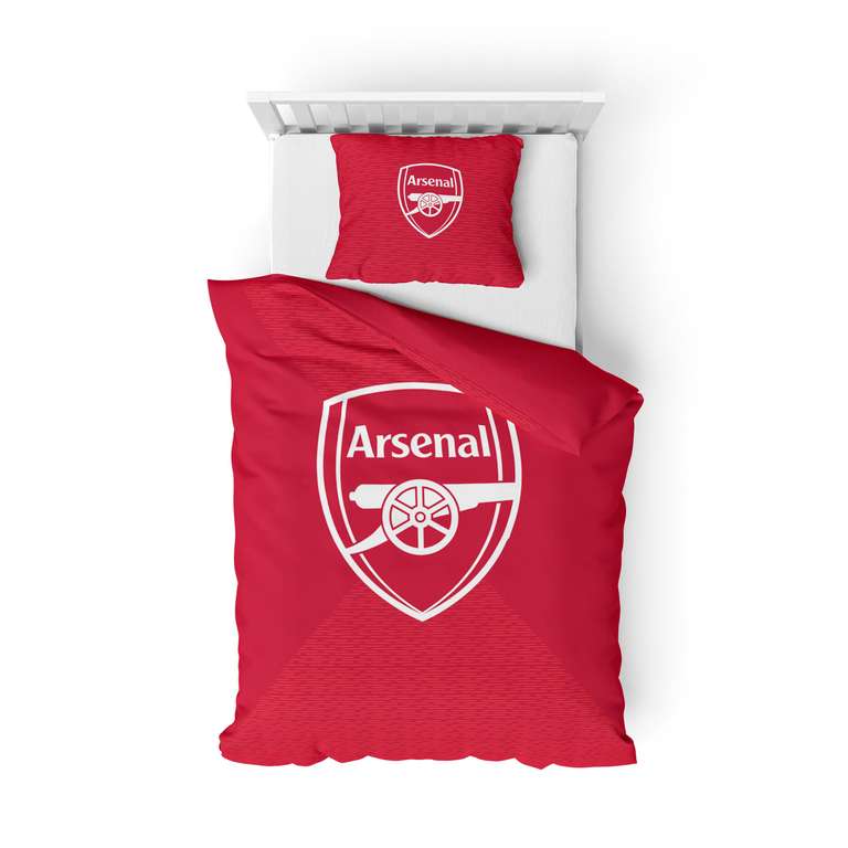 Foco Officially Licensed Football Essential Single Duvet & Pillowcase Bedding Set