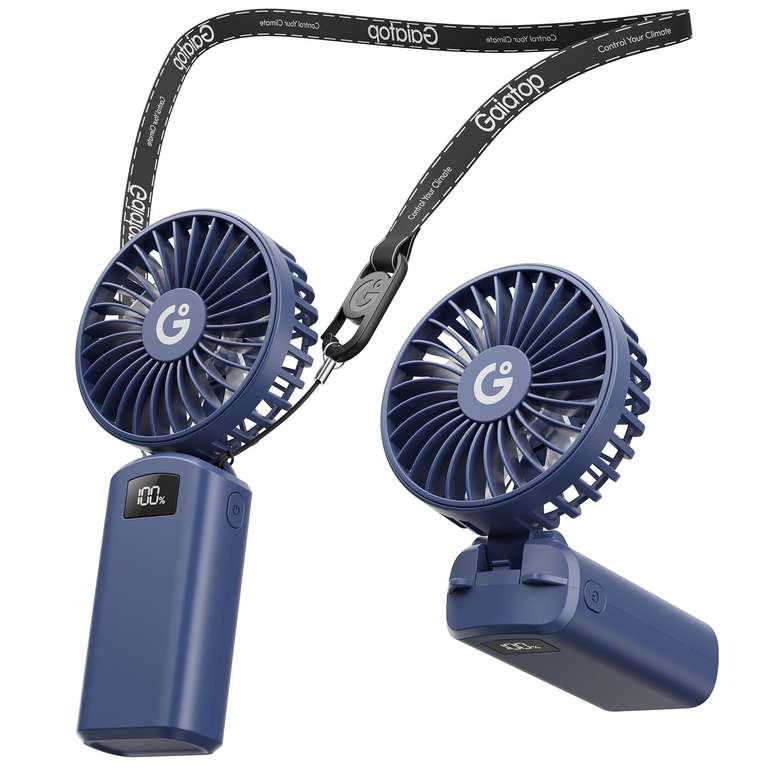 Foldable Handheld Mini Fan, USB Rechargeable Portable Personal Fan - Sold by gaiatop / FBA