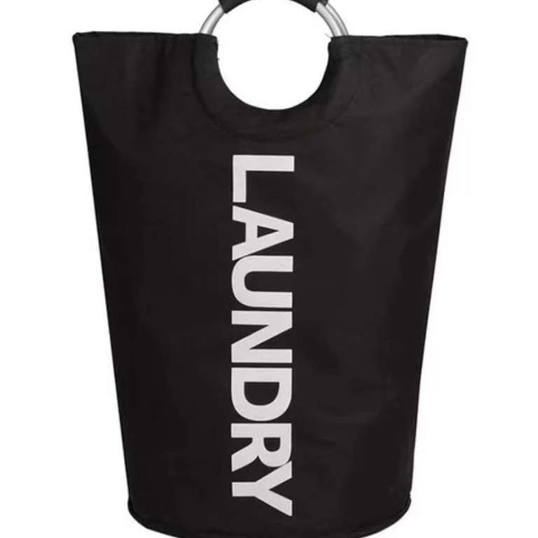 Folded & Easy Carrying Laundry Basket - 90L - All Colours - Sold by Amazon Haul (Free Delivery with £15 Spend)