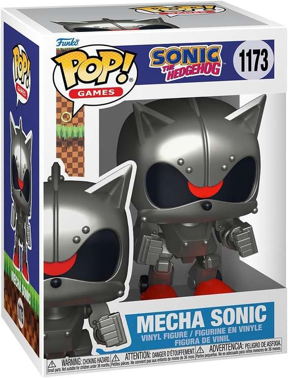 Funko Pop! Games: Sonic the Hedgehog - Mecha Sonic - Collectable Vinyl Figure 1173