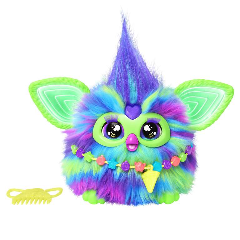 Furby Galaxy Glow in the Dark Interactive Plush Toy - English Version, Galaxie