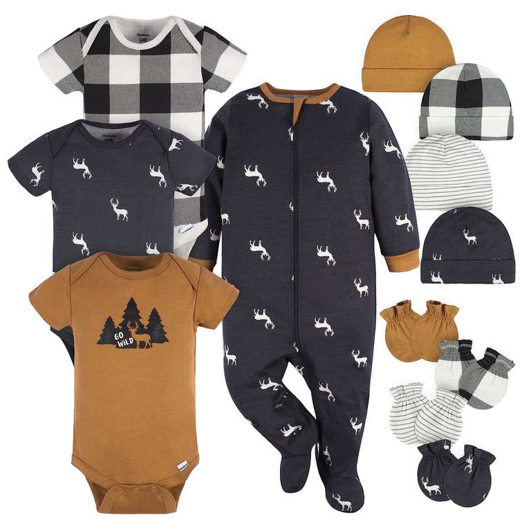 Gerber Baby Boys Boys and Girls 12 Piece Layette Gift Set (Pack of 12)
