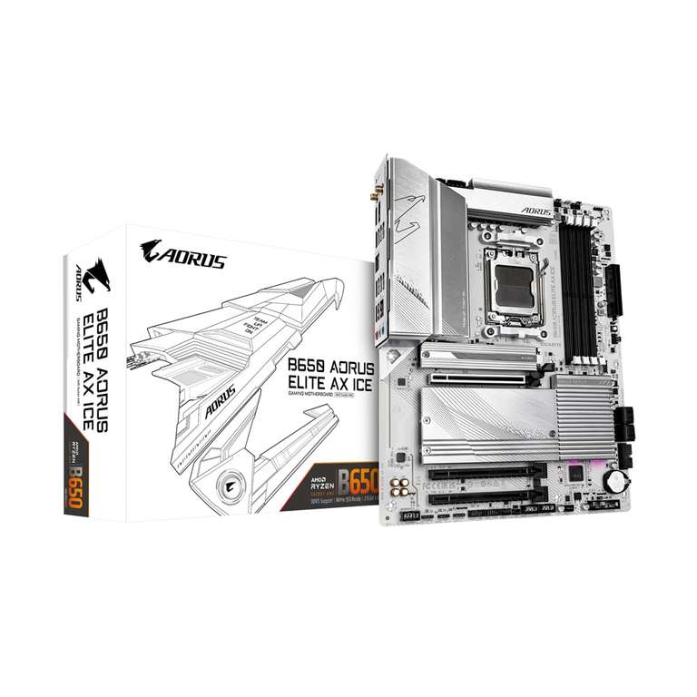 Gigabyte B650 AORUS ELITE AX ICE Motherboard