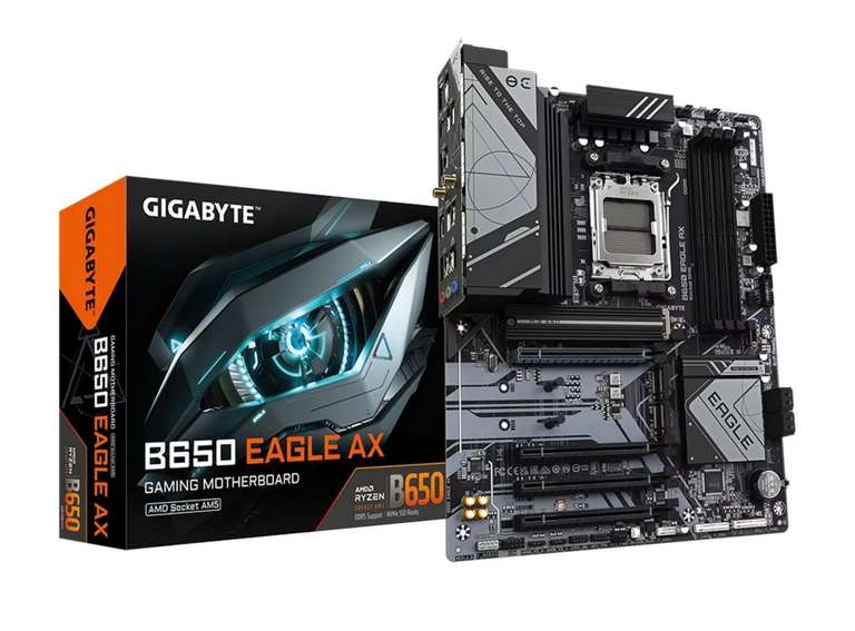 Gigabyte B650 EAGLE AX AM5 ATX Motherboard DDR5 PCIe 4.0 WiFi 6E M.2 - w/ code - Sold by stocsuk