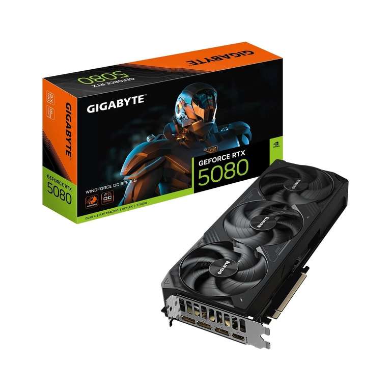 Gigabyte GeForce RTX 5060 OC Low Profile 8G Graphics Card - 8GB GDDR7, 128bit, PCI-E 5.0, 2512 MHz Core Clock - With Voucher