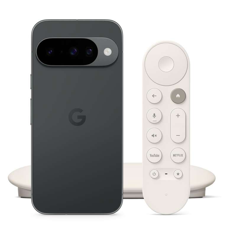 Google Pixel 10 256GB - Unlocked Android Smartphone Obsidian plus TV Streamer (4K) / Frost / Indigo / Lemongrass
