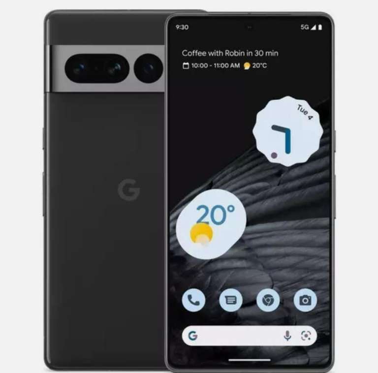 Google Pixel 7 Pro 128GB - Unlocked - Obsidian/ Hazel - Refurbished Very Good - With Code - Sold By The Big Phone Store (UK Mainland)