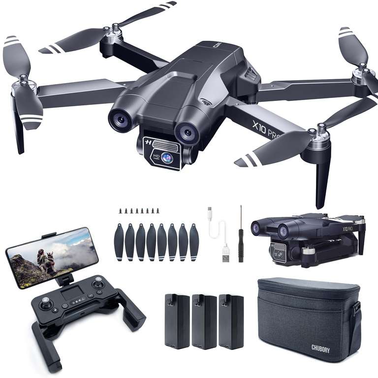 GPS Drone with Camera 4K UHD, 90 Min Long Flight Time