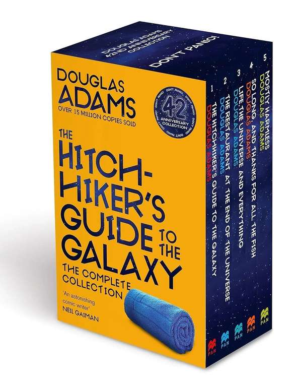 Complete Hitchhiker's Guide to the Galaxy 5 Books Box Set by Douglas Adams @ thebookbundleuk