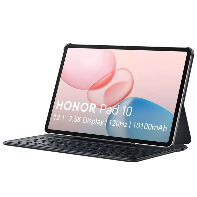 HONOR Pad 10, 12.1 inch Wi-Fi Tablet with Keyboard, 120Hz 2.5K Eye Protection Display, 10100mAh Battery