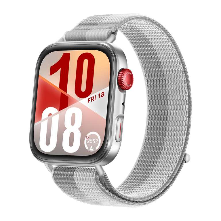 HUAWEI WATCH FIT 4 Smart Watch, 10 Days Battery Life (Silver) Like New Amazon Resale Discount At Checkout (Black £59.94)