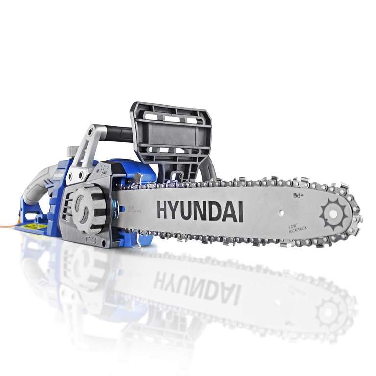 Hyundai 1600W 14" (35cm) Electric Chainsaw - Lightweight 230V with Automatic Chain Lubrication & 3m Power Cable - HYC1600E