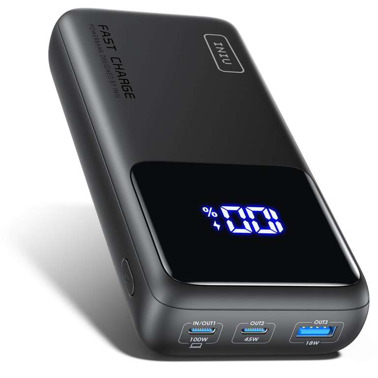 INIU Laptop Power Bank, Compact 27000mAh 140W - Sold by SimpleLife LLC FBA
