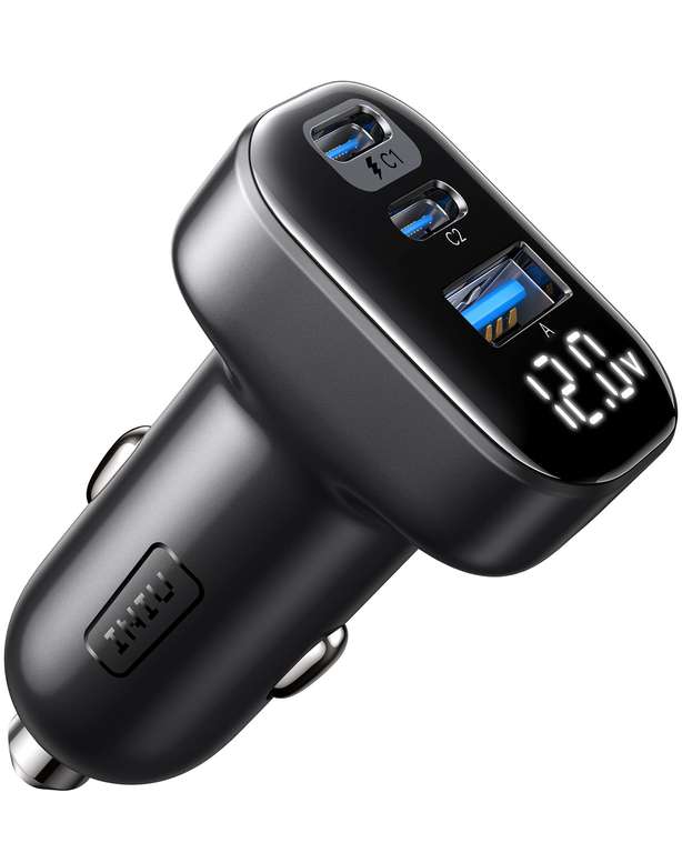 INIU Mini Car Charger, 90W USB C Fast Charging Cigarette Lighter Adapter With 49% Voucher - SimpleLife LLC FBA