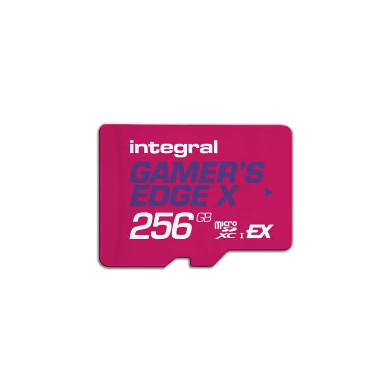 Integral 256GB Gamer's Edge X Micro SD Express Card up to 890MB/s Read, 750MB/s Write - Sold by INTEGRAL MEMORY PLC / FBA