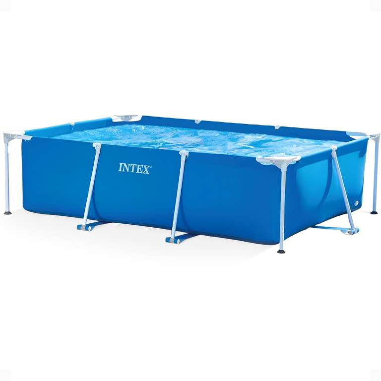 Intex Metal Frame Rectangular Swimming Pool 300 x 200 x 75cm