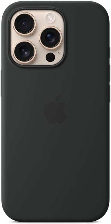 Apple iPhone 16 Pro Silicone Case with MagSafe - Black
