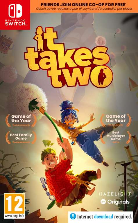 It Takes Two - Nintendo Switch/Switch 2 - Free shipping (Prime members) - £20.99